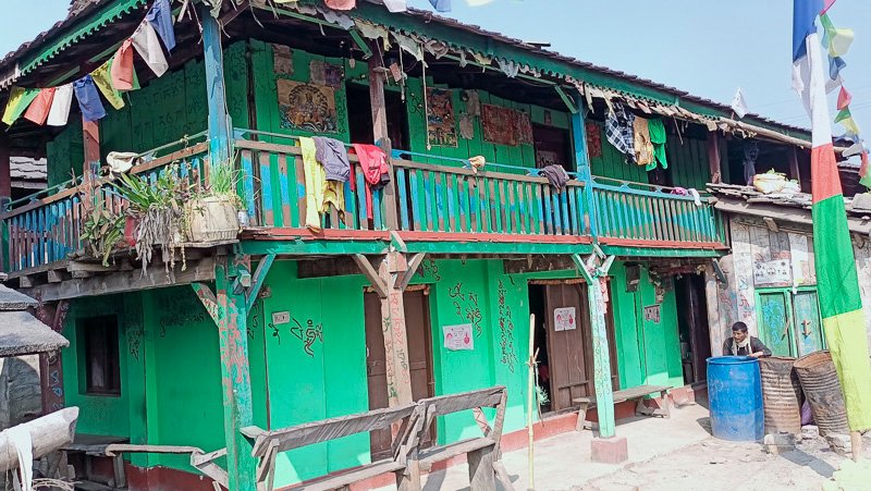 Man Bahadur Yonjan's house. Photo: Kalpana Bhattarai/NIMJN