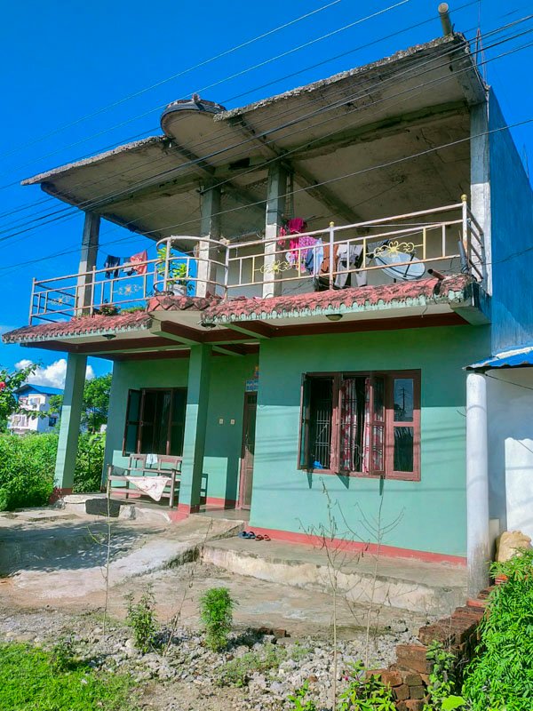 Leelaram Chapagain's house. Photo: Leelaram Chapagain via NIMJN