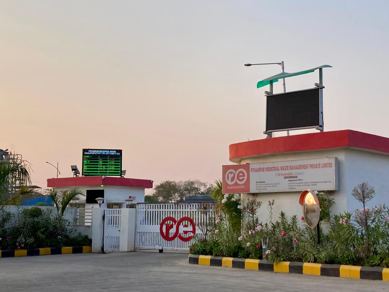 The incineration plant owned by the Ranky Group of Companies in Pithampur Industrial Area. Photo: Tulika