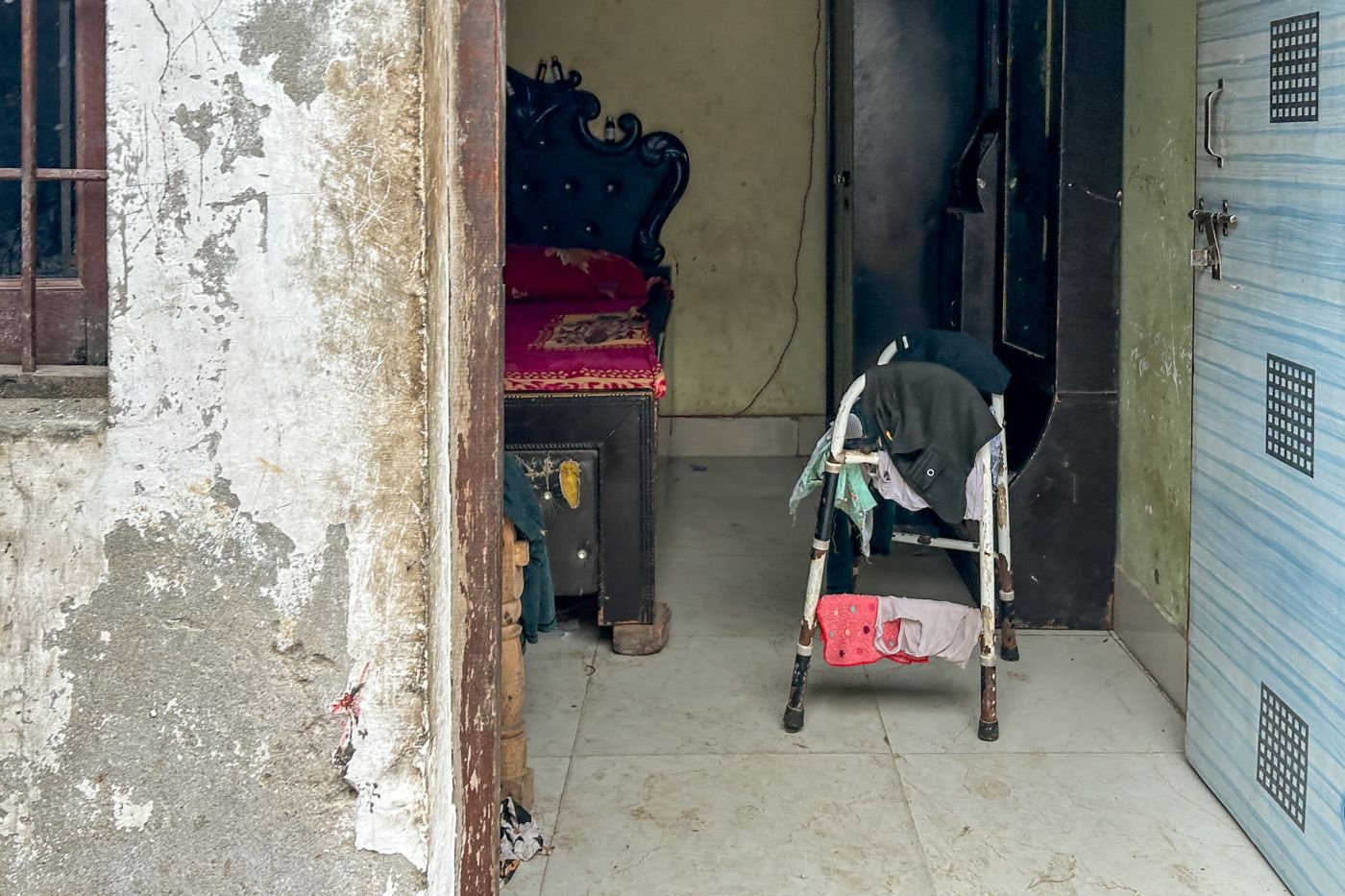 This is a photo of Sitara's walker. 